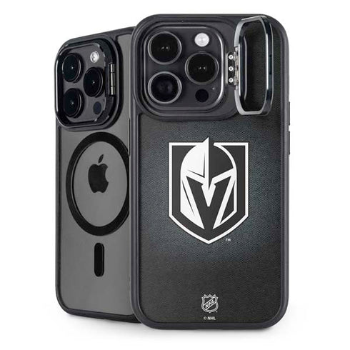 NHL Vegas Golden Knights Black Background iPhone 14 Pro Kickstand Case